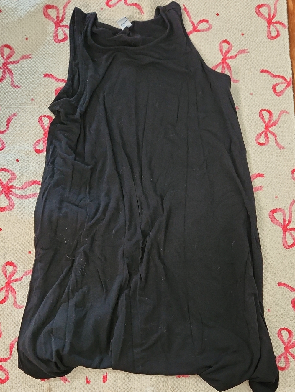 Old Navy Black Women's Swing Tank Dress